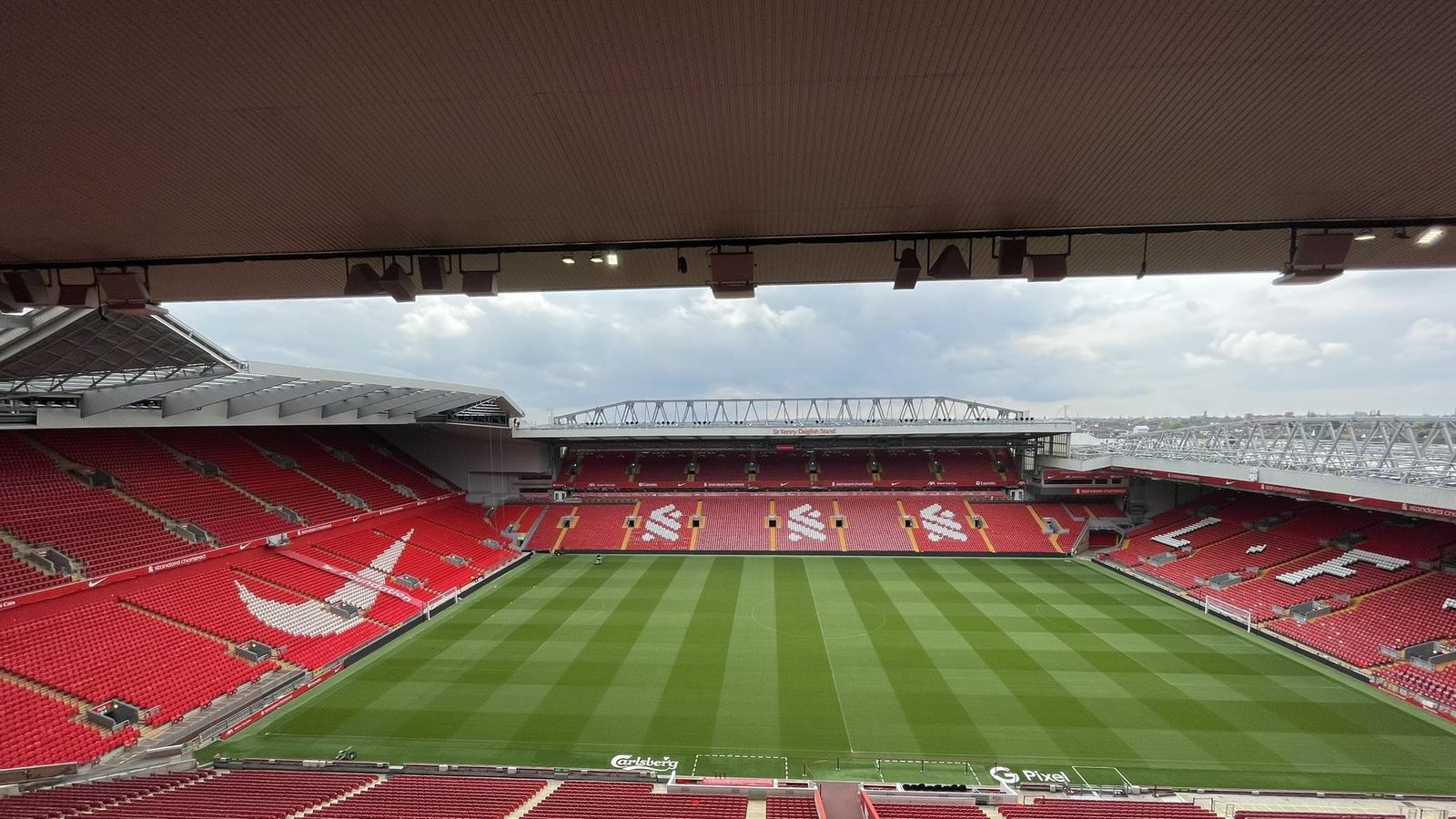Anfield, el estadio del Liverpool, en mayo de 2024